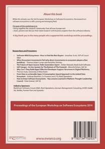 Proceedings of the European Workshop on Software Ecosystems 2014 achterzijde