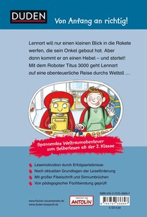 Duden Leseprofi - Lennart, Titus und die Reise zum Mars, 2. Klasse achterzijde
