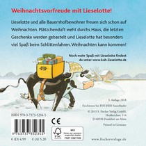 Bald ist Weihnachten, Lieselotte! achterzijde