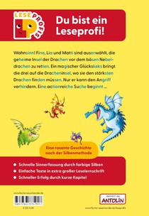 Leseprofis - Silbe-für-Silbe: Das Geheimnis der Dracheninsel, 1. Klasse achterzijde