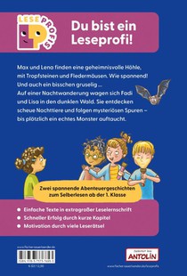 Leseprofis - Geheimnisvolle Abenteuer im Dunkeln, 1. Klasse (Doppelband) achterzijde
