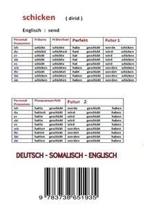 98 Deutsche Verben Mit Prasens, Prateritum .... achterzijde