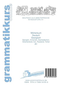 Woerterbuch Deutsch - Georgisch - Englisch Niveau A1 achterzijde