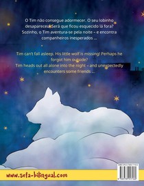 Dorme bem, lobinho - Sleep Tight, Little Wolf (portugues - ingles) achterzijde