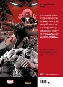 Marvel: Schwarz, Weiß & Blut und Gedärme achterzijde