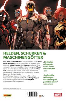West Coast Avengers achterzijde