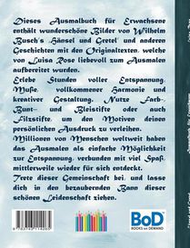 Hansel und Gretel (Ausmalbuch) achterzijde
