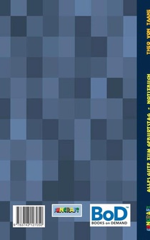 Funcraft - Alles Gute zum Geburtstag! Fur Minecraft Fans (inoffizielles Notizbuch) achterzijde