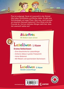 Leselöwen 1. Klasse - Lesenacht im Klassenzimmer achterzijde