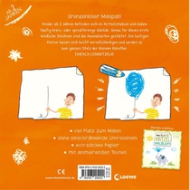 Mein buntes Kritzel-Malbuch (Rakete) achterzijde