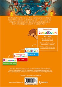 Leselöwen 3. Klasse - Die Ninjas und der unsterbliche Kaiser achterzijde