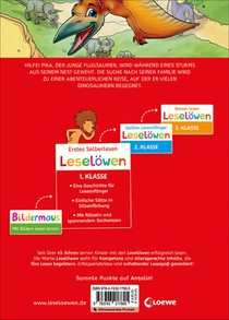 Leselöwen 1. Klasse - Abenteuer im Land der Dinos achterzijde
