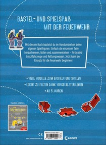 Mein 3D-Bastelbuch - Falten, kleben, spielen - Feuerwehr achterzijde
