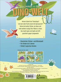 Meine Dino-Welt - Rätselblock achterzijde
