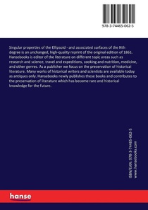 Singular properties of the Ellipsoid achterzijde