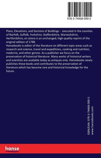 Plans, Elevations, and Sections of Buildings achterzijde