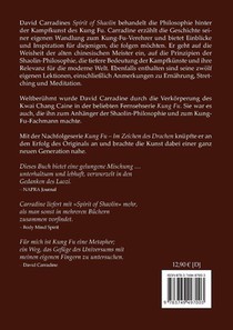 Spirit of Shaolin achterzijde