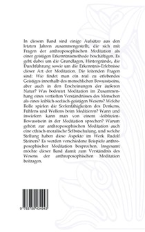 Erkenntnis und Meditation achterzijde