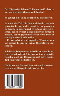 Abschiedsbriefe eines Sterbenden achterzijde