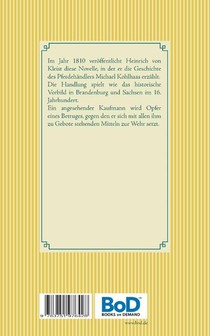 Michael Kohlhaas achterzijde