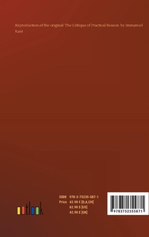 The Critique of Practical Reason achterzijde