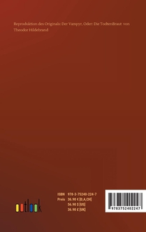 Der Vampyr, Oder achterzijde