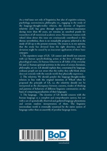 A Reinterpretation of Linguistic Relativity achterzijde