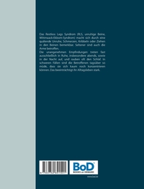 Unruhige Beine - das Restless Legs Syndrom - Tagebuch achterzijde