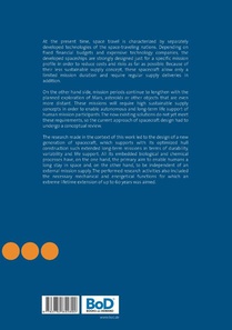 About Sustaining Supply Technology for Manned Spacecraft achterzijde