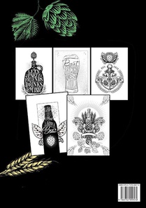Beer Coloring Book for Adults achterzijde