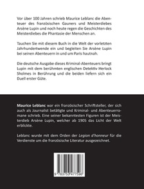 Arsene Lupin gegen Herlock Sholmes achterzijde