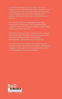 Tagebuch aus dem Schloss Weckelsdorf achterzijde