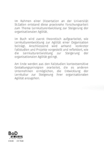 Lernkulturentwicklung zur Steigerung der organisationalen Agilitat achterzijde