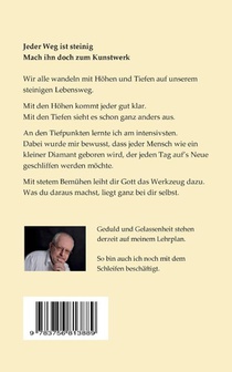 Jeder Weg ist steinig. Mach ihn doch zum Kunstwerk achterzijde