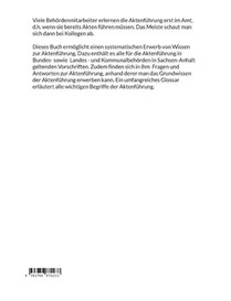 Aktenführung in Sachsen-Anhalt achterzijde