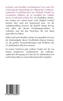 Die Aufgabe der Allgemeinen Anthroposophischen Gesellschaft im 21. Jahrhundert achterzijde