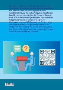 Mündliche Prüfung Sprechen B2 Deutsch-Test für den Beruf / DTB achterzijde