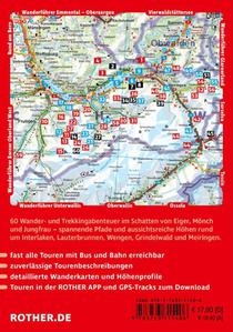 ROTHER Wanderführer Berner Oberland Ost: Rund um Interlaken, Grindelwald und Meiringen. 60 Wanderungen und Mehrtagestouren achterzijde