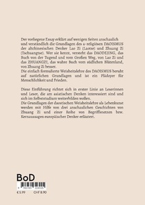 Der a-religiöse Daoismus achterzijde