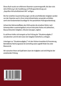 Wirtschaftsfachwirt kompakt Situationsaufgabe 1 achterzijde