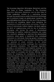 The Sovereign Algorithm, Billionaires, Blockchain, and the New Rules of Global Leadership achterzijde