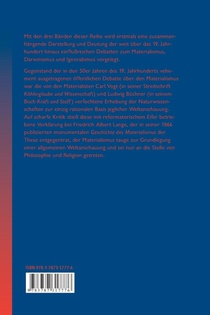 Weltanschauung, Philosophie und Naturwissenschaft im 19. Jahrhundert / Weltanschauung, Philosophie und Naturwissenschaft im 19. Jahrhundert achterzijde