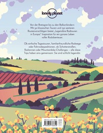 LONELY PLANET Bildband Legendäre Radtouren in Europa achterzijde