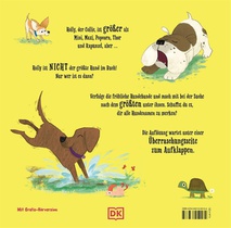 Wau, Wau, WAU! Wer ist der größte Hund im Buch? achterzijde