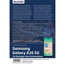 Samsung Galaxy A26 5G - Für Einsteiger ohne Vorkenntnisse achterzijde
