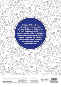 Pokémon: Kreativblock Paldea achterzijde