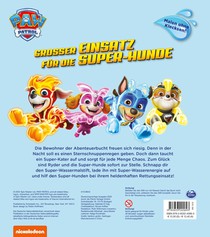 PAW Patrol: Großer Einsatz für die Super-Hunde - Wassermalspaß achterzijde