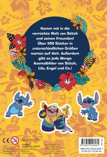 Disney Stitch: Superstarker Sticker- und Malspaß achterzijde