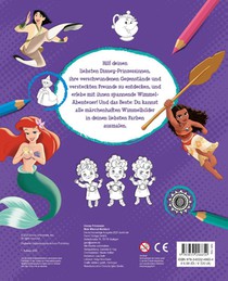 Disney Prinzessin: Mein Wimmel-Malblock achterzijde