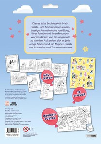 Bluey: Mein Mal- und Stickerspaß achterzijde